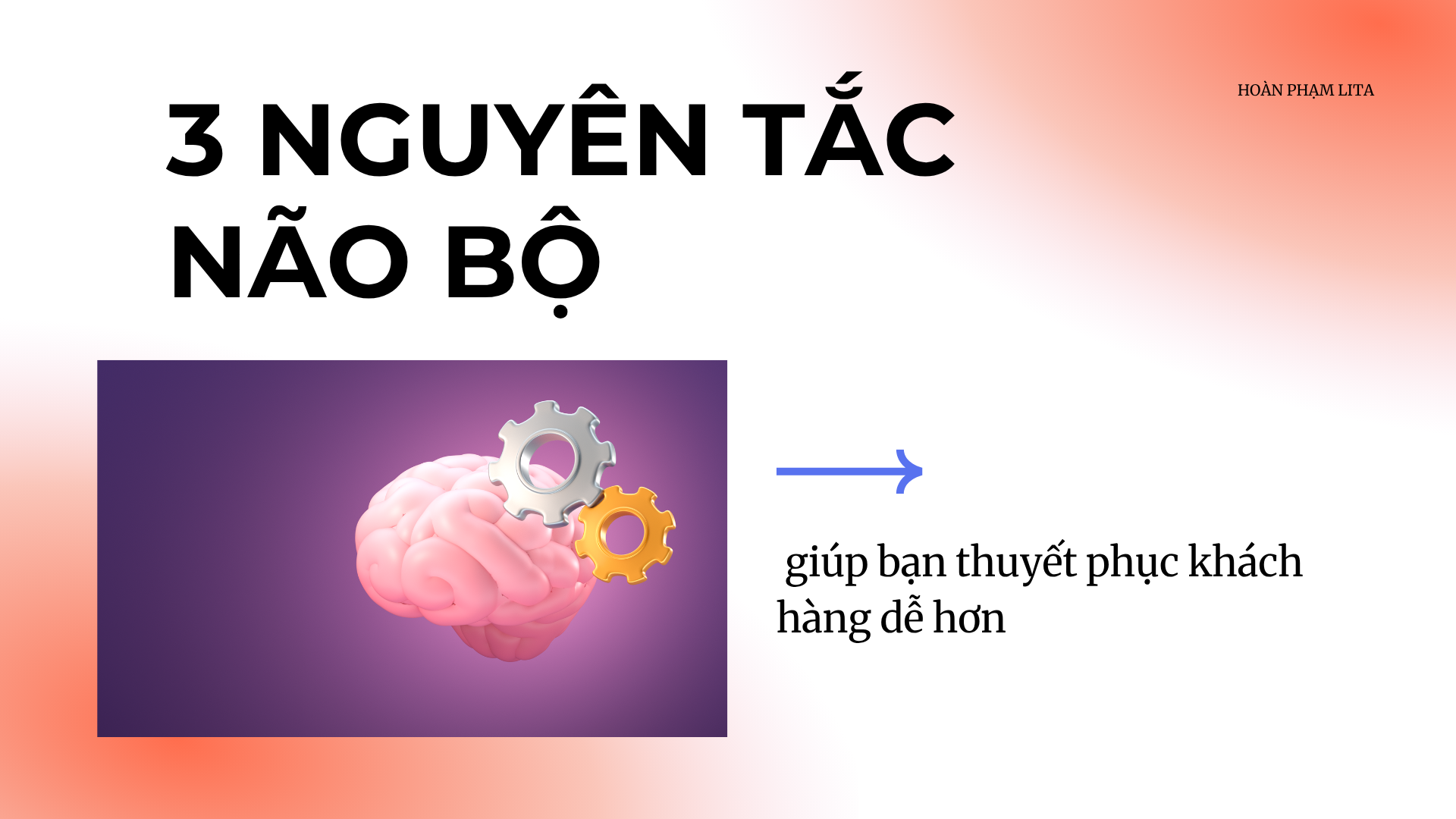 3 nguyên tắc não bộ giúp bạn thuyết phục khách hàng dễ hơn